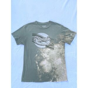 Outdoor Research Men's Tie Dye Mountain Graphic T Shirt Green LG